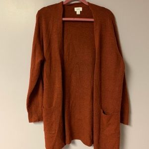 Burnt Orange Cardigan